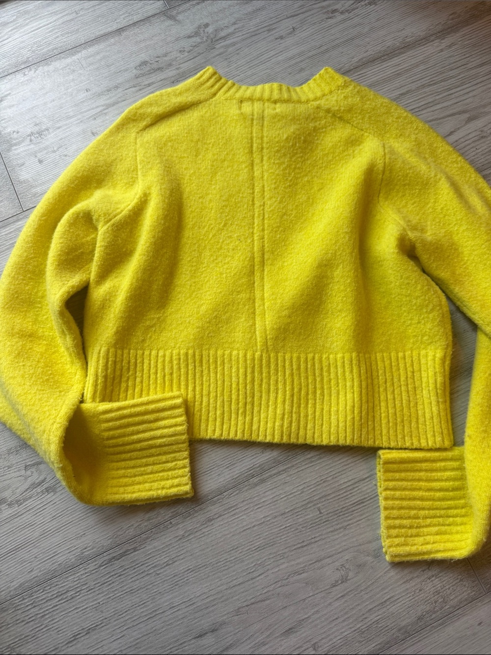 Universal Thread Lemon Yellow Crewneck Sweater - Picture 3 of 3